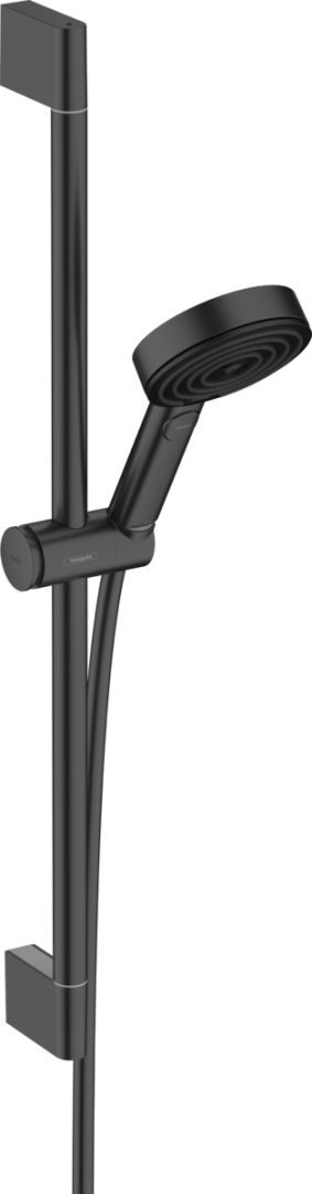 Душевой набор Hansgrohe Pulsify Select S 105 3jet Relaxation, со штангой 650 мм, матовый чёрный (24160670)
